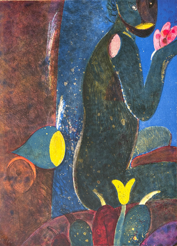 Roger Von Gunten, "El buda con la flor", 2000