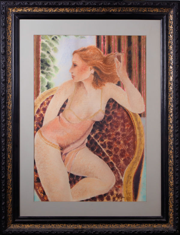 Jorge Alzaga, "Mujer en sofá", ca. 2011