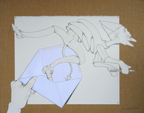 Mario Martín del Campo, "Escribano", 2024