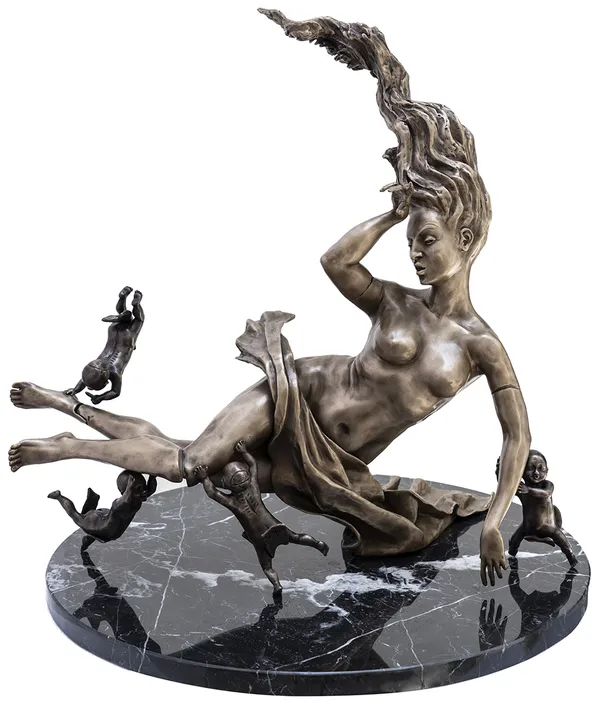 Enrique Morett, "Infortunio menguante", 2023