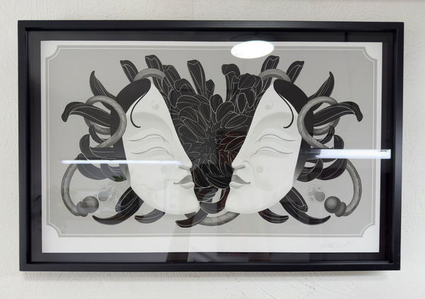 Tirano Studio : DANIEL REYES, "OKAME NEGRO / ALEGORÍA A LA CULTURA JAPONESA", 2025