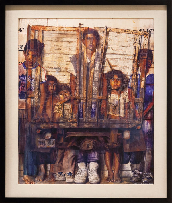 Rafael Cauduro, "Viaje al Norte", 2016