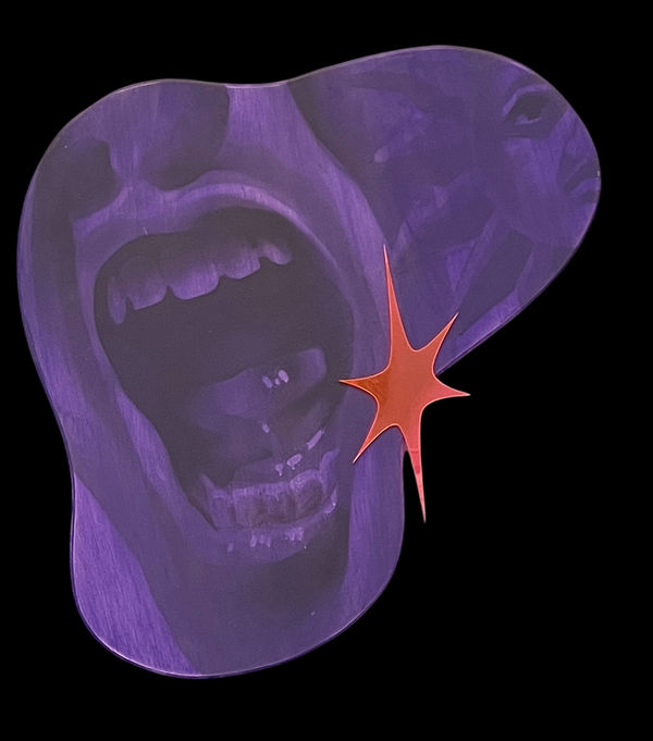 Pinealpple Painting, Arranque”(boca ), 2025