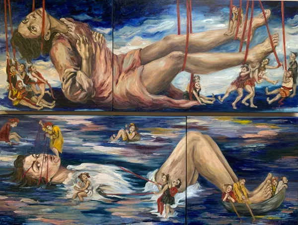 Lucía Torres, "Por agua o por tierra da igual", 2025