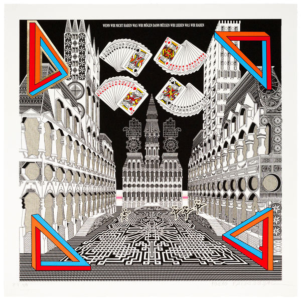 Pedro Friedeberg, "WENN WIR NICHT HABEN WAS WIR MOGEN…", 2021