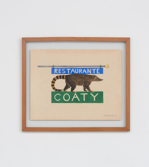 Victor Nosek Projeto para placa do Restaurante Coaty, 1990 25 x 35 cm