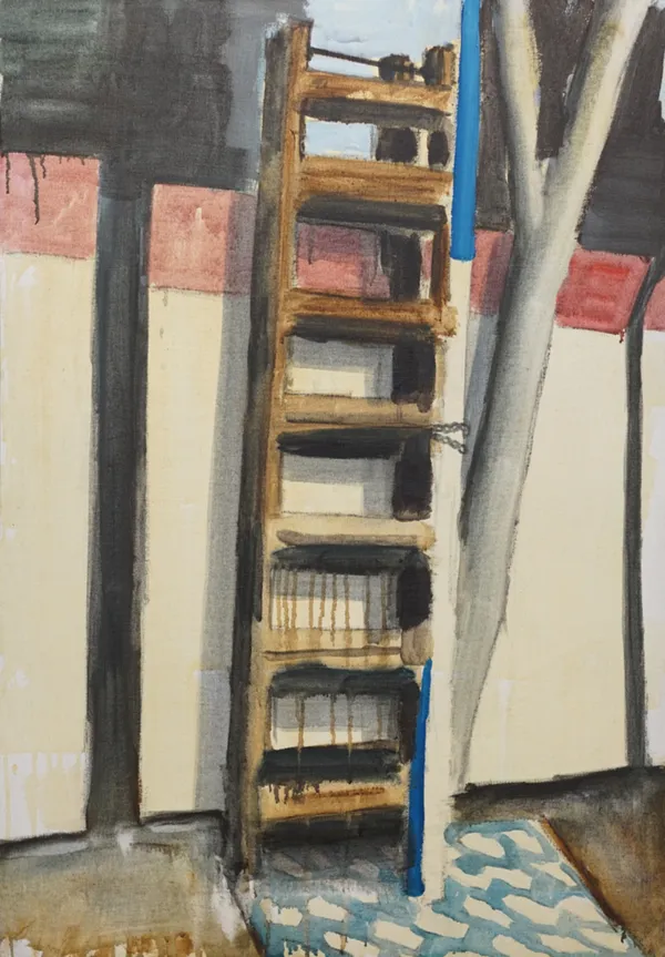 Omar Fakhoury, A Carpet and a Ladder, 2021-2022