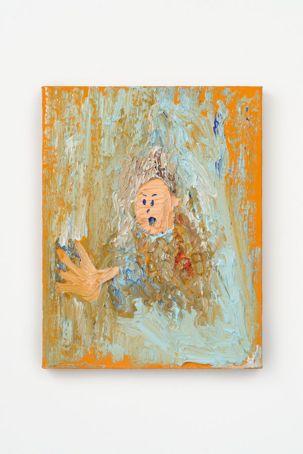 Shinya Azuma Waterfall Training, 2025 Oil on canvas 41 × 31.8 cm (16 ⅛ × 12 ½ in)