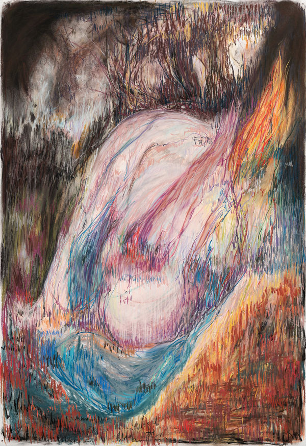 Sandra Leal Furia III, 2024 Mixed media on paper 112 x 77 cm (44 ⅛ x 30 ¼ in) 115 x 80.5 cm (45 ¼ x 31 ¾ in) framed