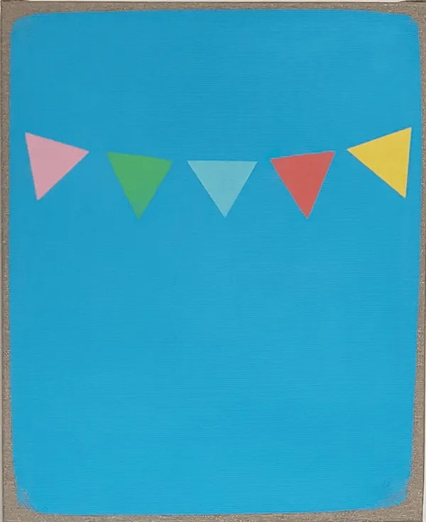 Laurent Pernot Celebrations, 2021 Acrylic on canvas 27 x 22 cm (10 5/8 x 8 5/8 in)