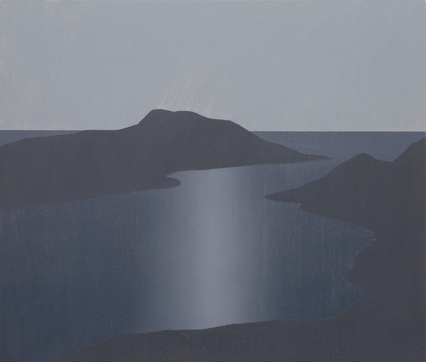 Manuel Stehli Untitled (Bay 1), 2022 Oil on wood panel 30 x 35 cm