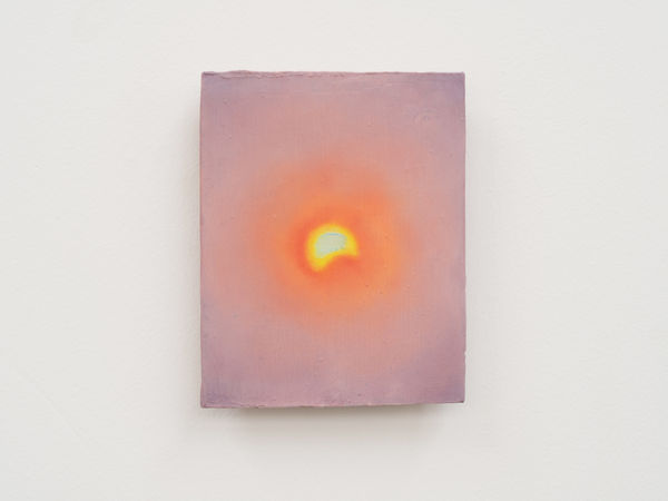 XIE Fan Celestial Signs, 2025 Oil on terracotta plate 12 x 8 cm (4 3/4 x 3 1/8 in)