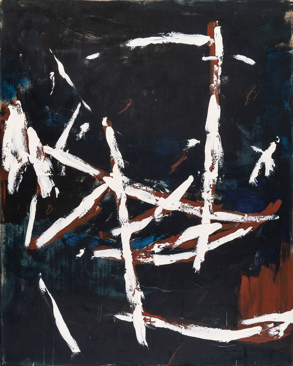 Steingrímur Gauti Untitled, 2022 Oil, acrylic, oil pastel on canvas 150 x 120 cm