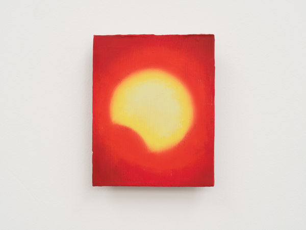 XIE Fan Celestial Signs, 2025 Oil on terracotta plate 12 x 8 cm (4 3/4 x 3 1/8 in)