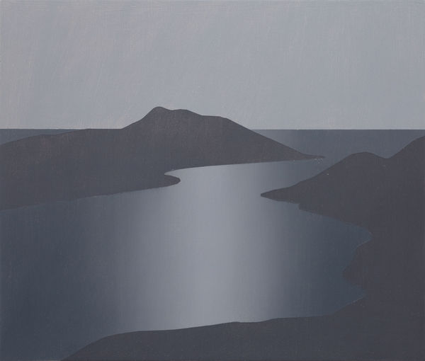 Manuel Stehli Untitled (Bay 2), 2022 Oil on wood panel 30 x 35 cm