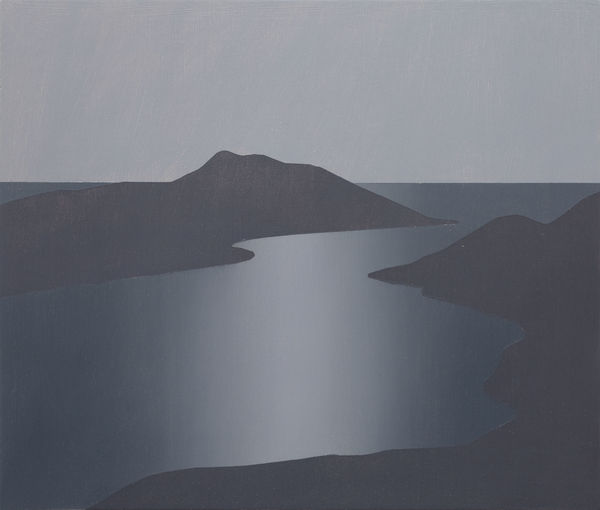 Manuel Stehli Untitled (Bay 2), 2022 Oil on wood panel 30 x 35 cm