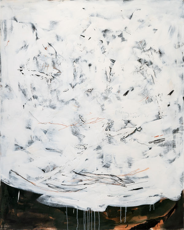 Steingrímur Gauti Untitled, 2022 Oil, acrylic, chalk, oil pastel on canvas 200 x 160 cm