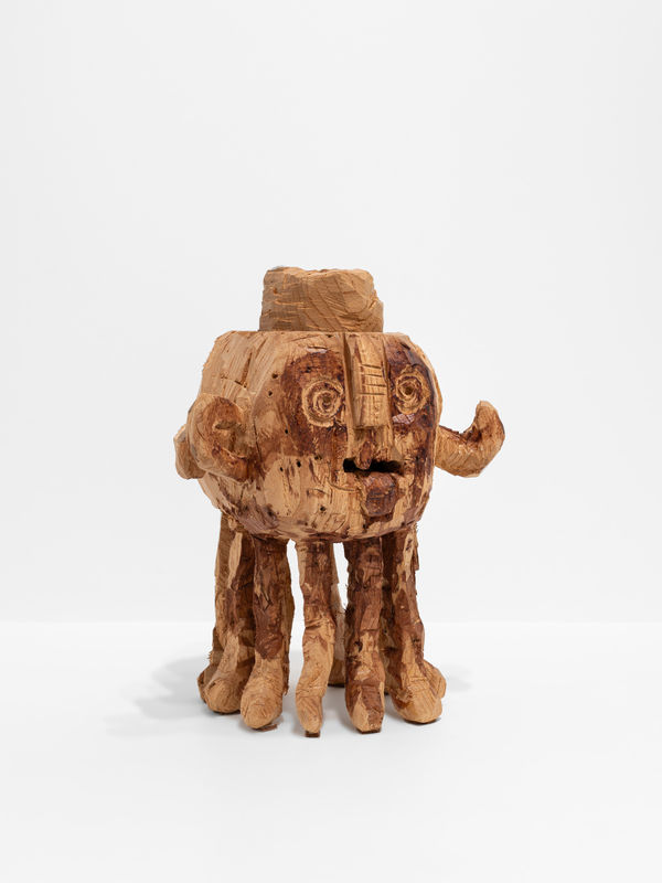 Hirosuke Yabe Untitled, 2023 Kakishibu (persimon tannin), bengara(red iron oxide), wood 30.5 x 23.5 x 19.5 cm (12 × 9 ¼ × 7 ⅝ in)