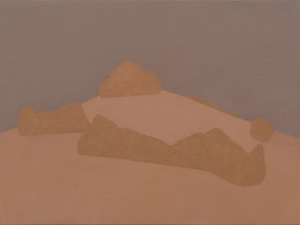 Manuel Stehli Untitled (Hill at Night 8), 2023 Oil on wood panel 30 x 40 cm (11 3/4 x 15 3/4 in)