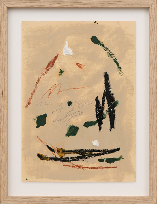 Steingrímur Gauti Untitled, 2021 Oil, chalk, oil pastel on paper 34.5 x 24.5 cm 43.5 x 33.5 x 3 cm (framed)