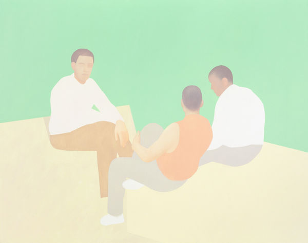 Manuel Stehli Untitled, 2021 Oil on canvas 190 x 240 cm