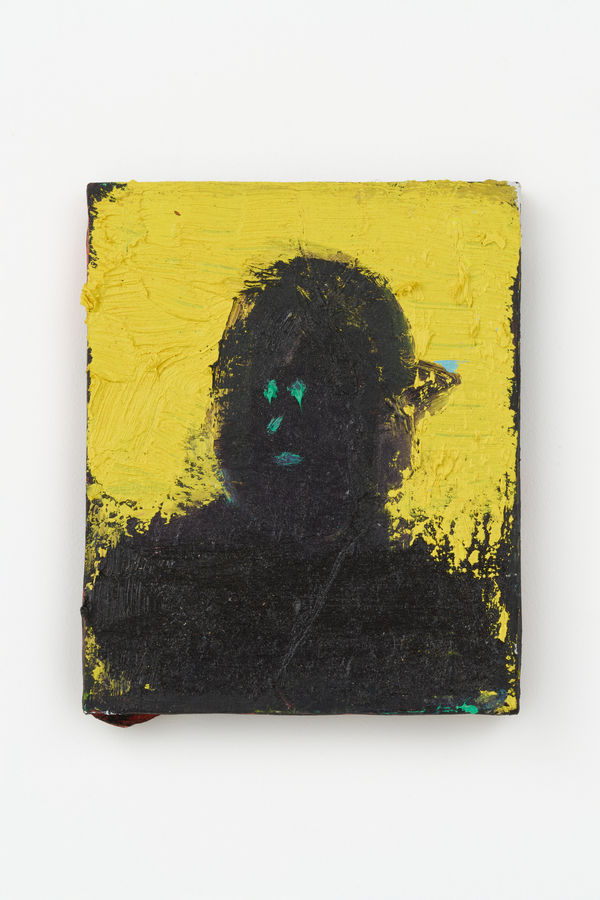 Shinya Azuma human, 2025 Oil on canvas 27.3 × 22 cm (10 ¾ × 8 ¹¹∕₁₆ in)