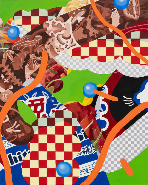 In the corner of lilac garden