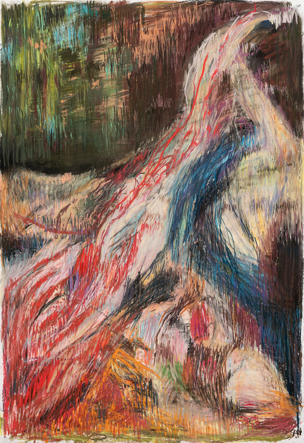 Sandra Leal Furia VIII, 2024 Mixed media on paper 112 x 77 cm (44 ⅛ x 30 ¼ in) 115 x 80.5 cm (45 ¼ x 31 ¾ in) framed