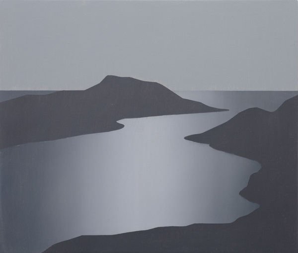 Manuel Stehli Untitled (Bay 3), 2022 Oil on wood panel 30 x 35 cm