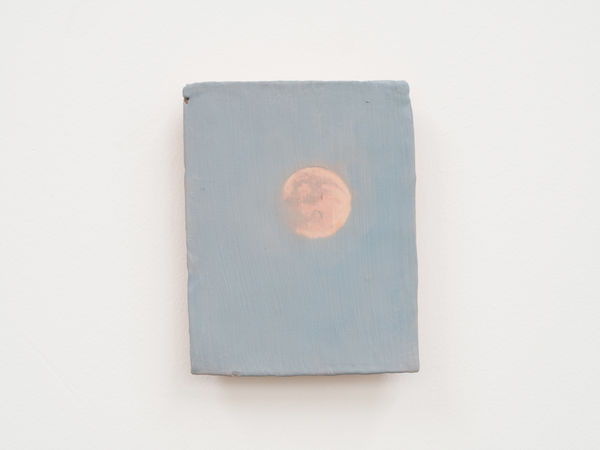 XIE Fan Celestial Signs, 2025 Oil on terracotta plate 12 x 8 cm (4 3/4 x 3 1/8 in)