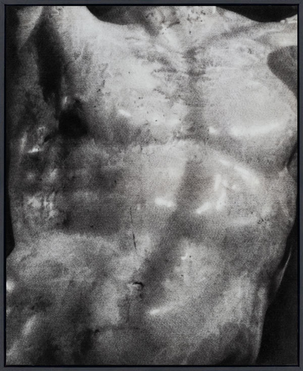 ZHANG Yunyao Emotion Study II (Quadriptych), 2021 - 2022 Graphite on felt 70 x 57 cm