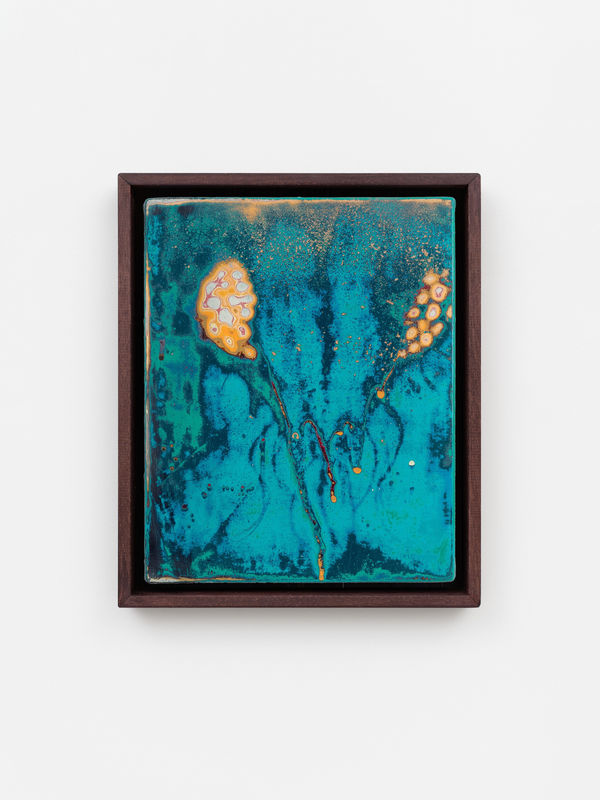 Dennis Miranda Zamorano Portrait of an Insect, 2024 Mixed media on canvas 36 x 29 cm (14 ⅛ x 11 ⅜ in) 40 × 33.5 cm (15 ¾× 13 ¼ in) framed