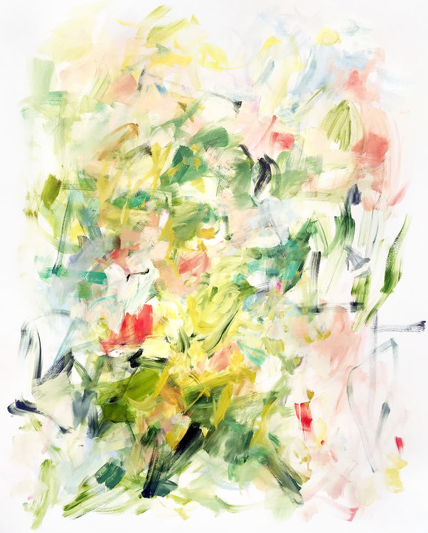 Yolanda Sanchez Prelude to a Kiss, 2019 oil on canvas 52 x 42 in.