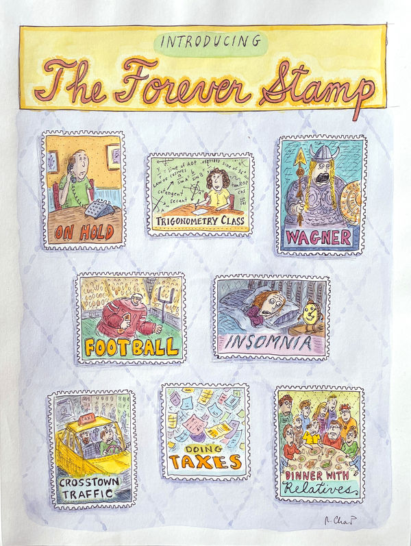 Roz Chast, The Forever Stamp, 2009, March 30