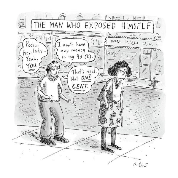 Roz Chast, The Man Who Exposed Himself, 2016, Aug. 10