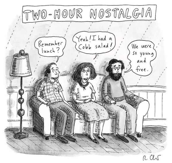 Roz Chast, Two-Hour Nostalgia, 2018, March 19
