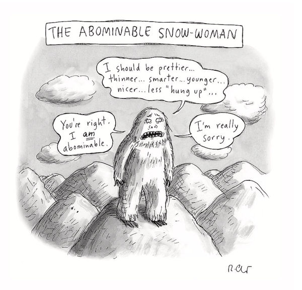 Roz Chast, The Abominable Snow Woman, 2019, Dec. 23