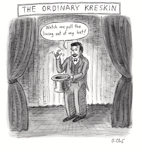 Roz Chast, The Ordinary Kreskin, 2019, July 8