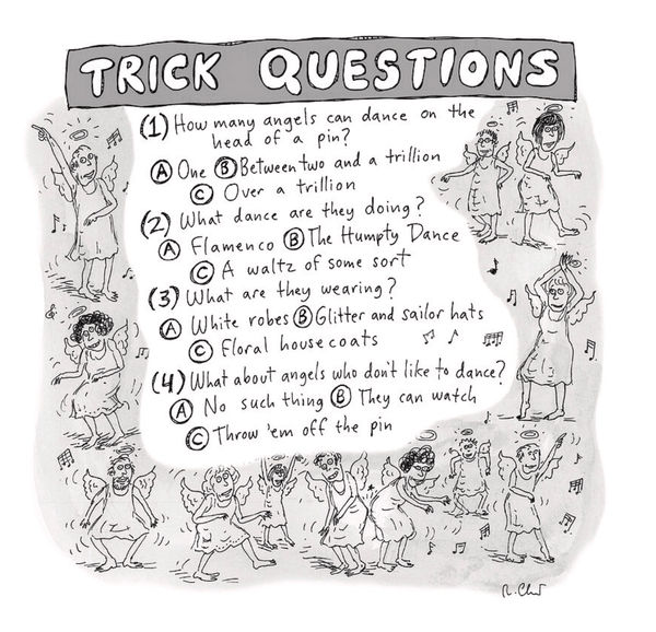 Roz Chast, Trick Questions, 2024 April 15