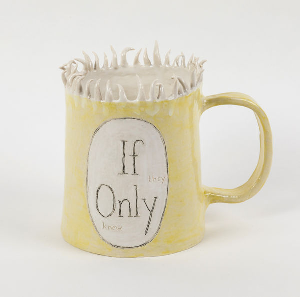 Monica Banks LSR/If Only, 2021 glazed english porcelain 7 3/8" x 8 3/4" x 7"