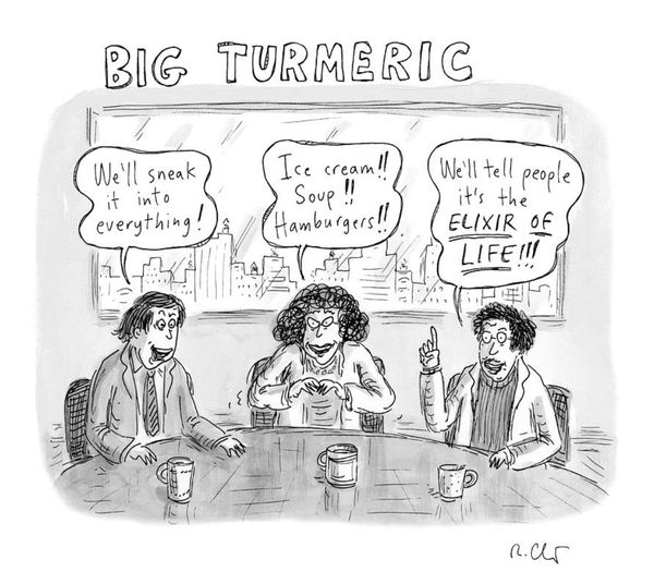 Roz Chast, Big Turmeric, 2021, April 5