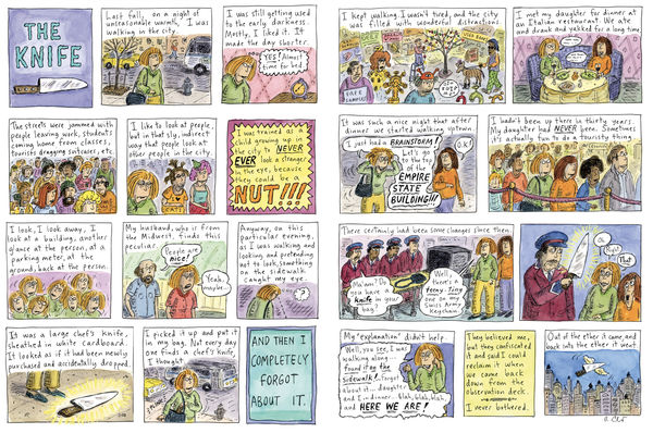 Roz Chast, The Knife, 2017, Oct. 2