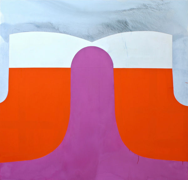 Marcelyn McNeil High Pitched, 2017 oil canvas 58 x 60 in.