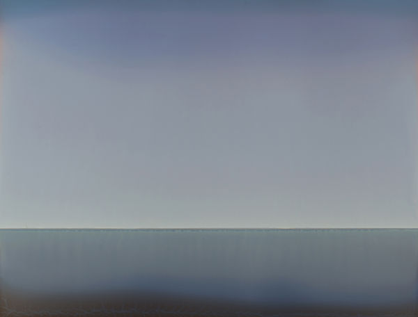 Susan English Far, 2019 tinted polymer on aluminum 48 x 62 in.