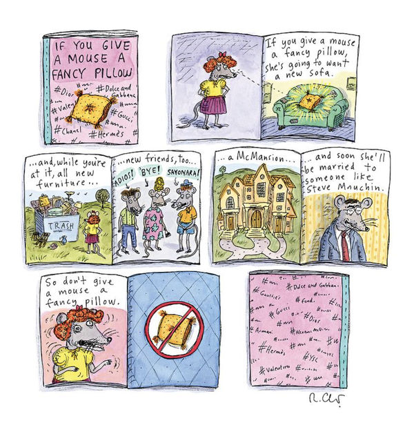 Roz Chast, If you Give a Mouse a Fancy Pillow, 2017, Sep. 11