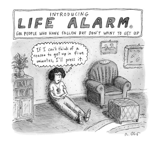 Roz Chast, Life Alarm, 2016, Oct. 3