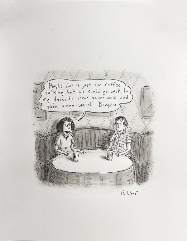 Roz Chast, Coffee Date, 2015, Dec. 7