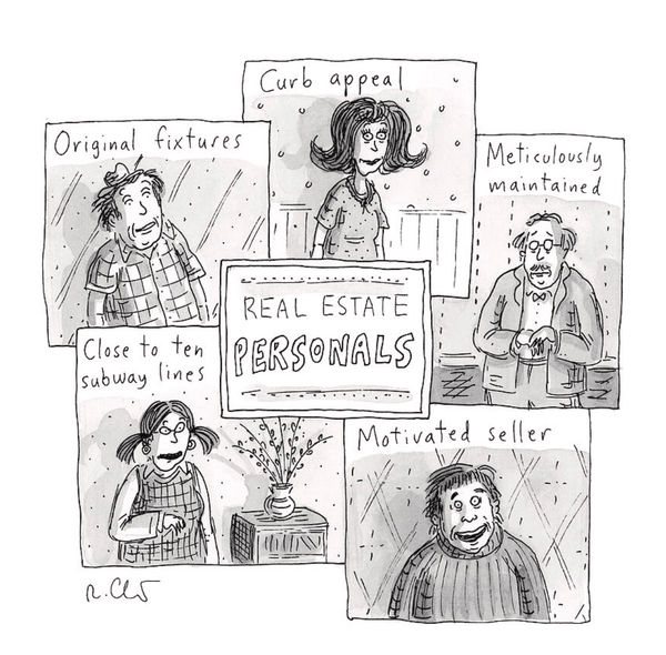 Roz Chast, Real Estate Personals, 2024 July 29