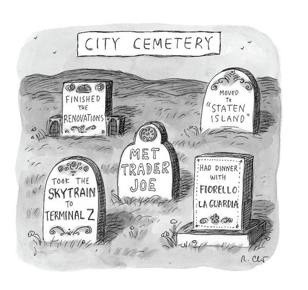 Roz Chast, City Cemetery, 2017, May 8