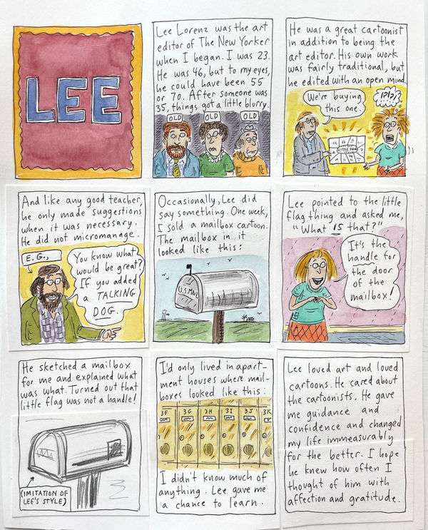 Roz Chast, Farewell to Lee, 2022, Dec. 15